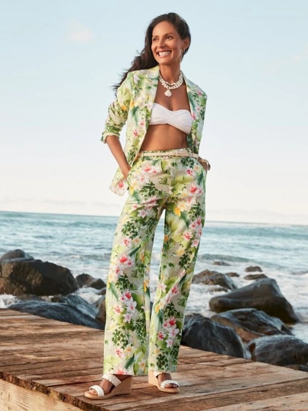 Tommy Bahama Flora Rivera Palma Cost Linen Blend Pants size 0 NWOT!